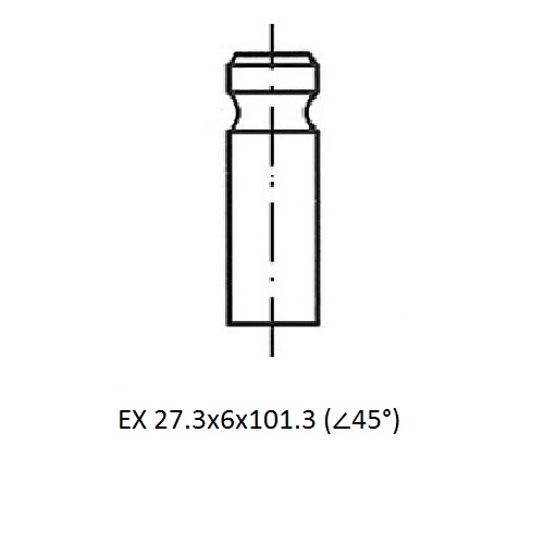 Z17407R — ZIKMAR — Engine valve