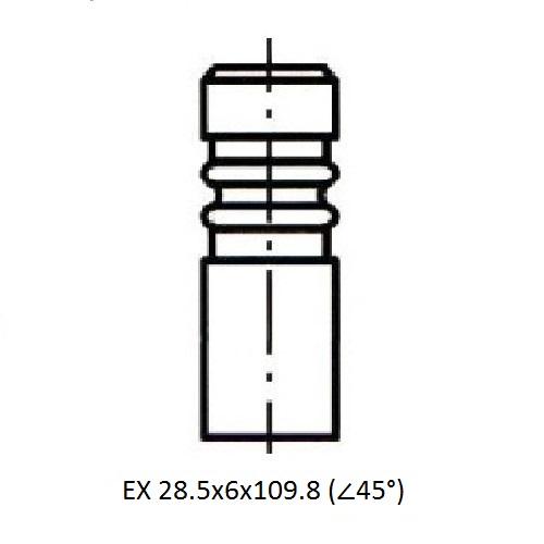 Z17411R — ZIKMAR — Engine valve
