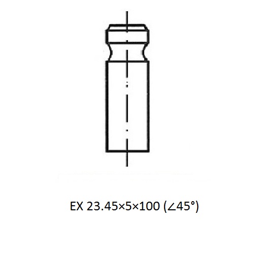 Z17437R — ZIKMAR — Engine valve
