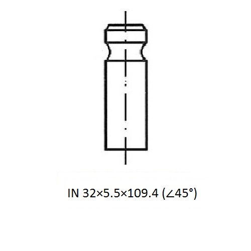 Z17442R — ZIKMAR — Engine valve
