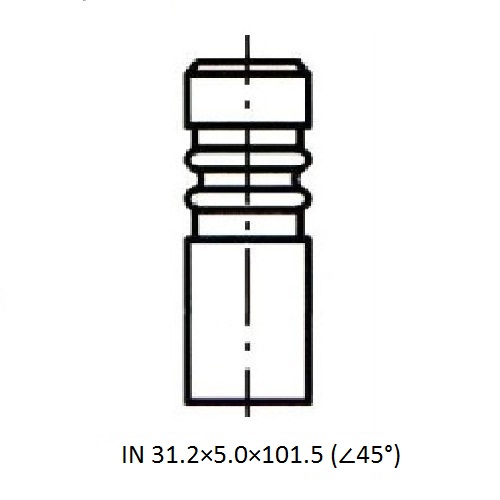 Z17460R — ZIKMAR — Engine valve