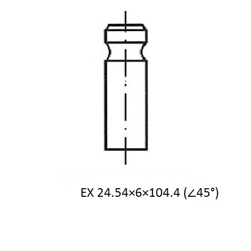Z17462R — ZIKMAR — Engine valve