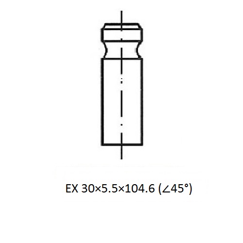 Z17466R — ZIKMAR — Engine valve