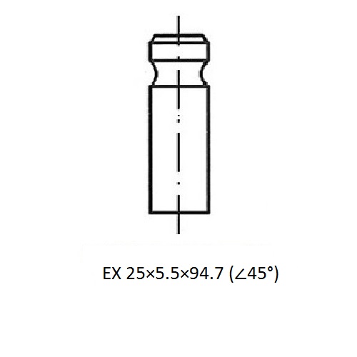 Z17472R — ZIKMAR — Engine valve