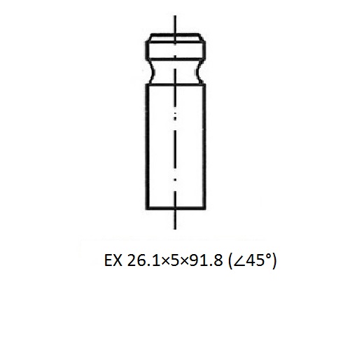 Z17474R — ZIKMAR — Engine valve