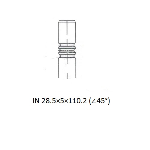 Z17475R — ZIKMAR — Engine valve