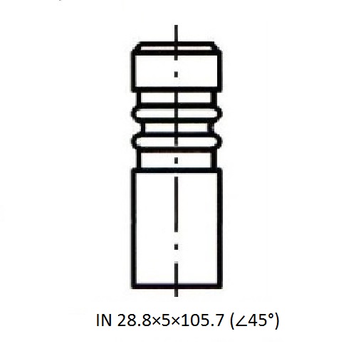 Z17479R — ZIKMAR — Engine valve