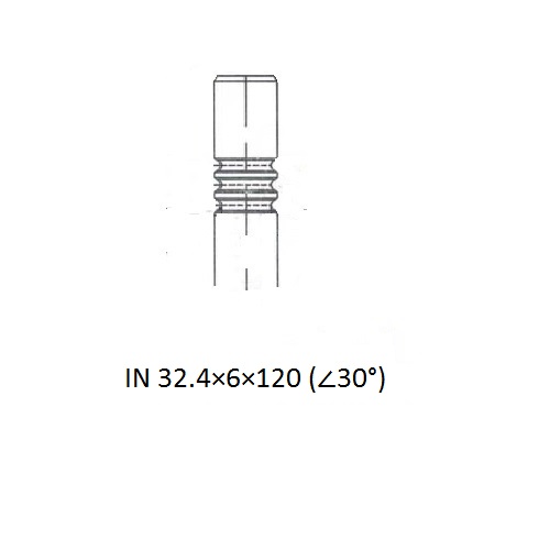 Z17485R — ZIKMAR — Engine valve