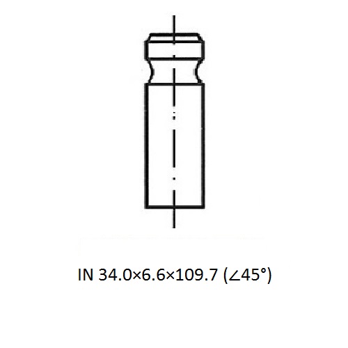 Z17490R — ZIKMAR — Engine valve