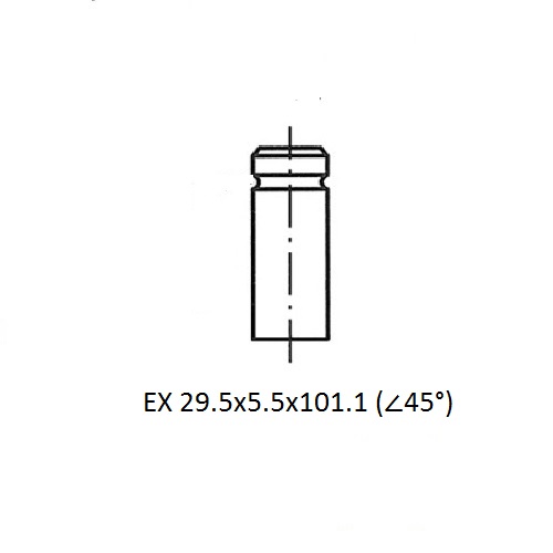 Z17517R — ZIKMAR — Engine valve