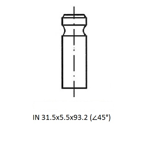 Z17523R — ZIKMAR — Engine valve