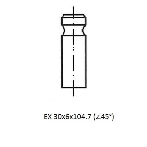 Z17525R — ZIKMAR — Engine valve