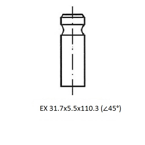 Z17536R — ZIKMAR — Engine valve