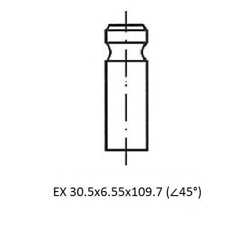 Z17553R — ZIKMAR — Engine valve