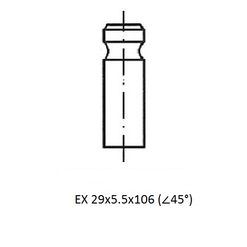 Z17557R — ZIKMAR — Engine valve