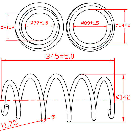 Z48009R — ZIKMAR — Suspension Spring, Front