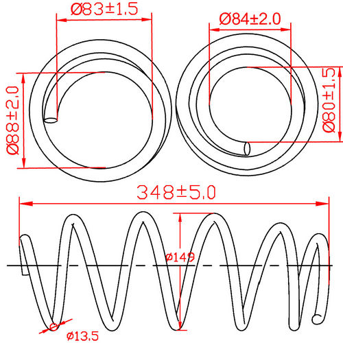 Z48010R — ZIKMAR — Suspension Spring, Front