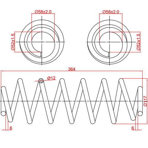 Z48024R — ZIKMAR — Suspension Spring, Rear