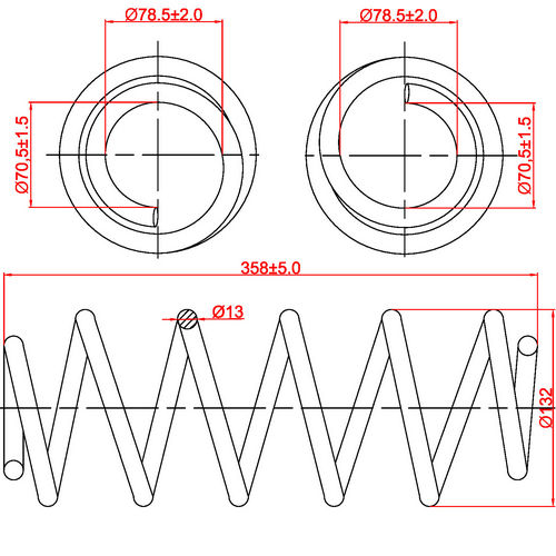 Z48031R — ZIKMAR — Suspension Spring, Front