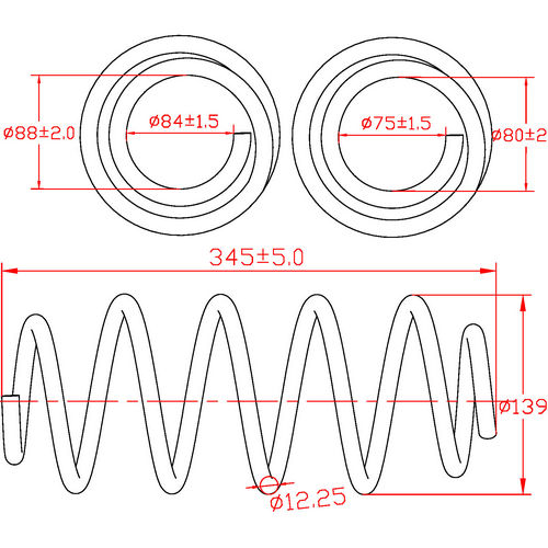 Z48044R — ZIKMAR — Suspension Spring, Front