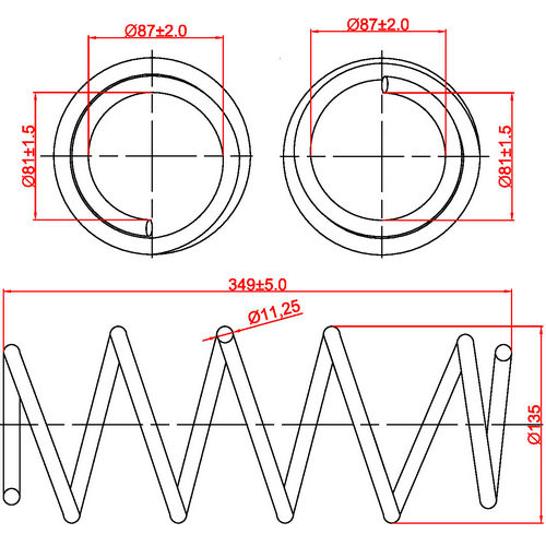 Z48053R — ZIKMAR — Suspension Spring, Front