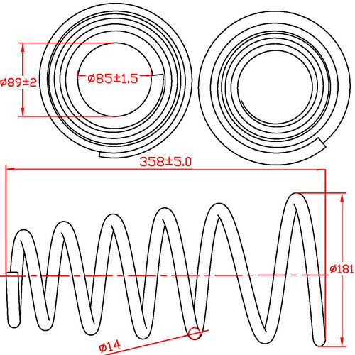 Z48059R — ZIKMAR — Suspension Spring, Rear