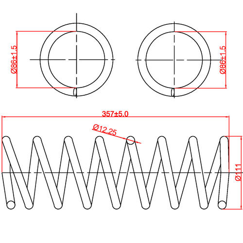 Z48062R — ZIKMAR — Suspension Spring, Rear