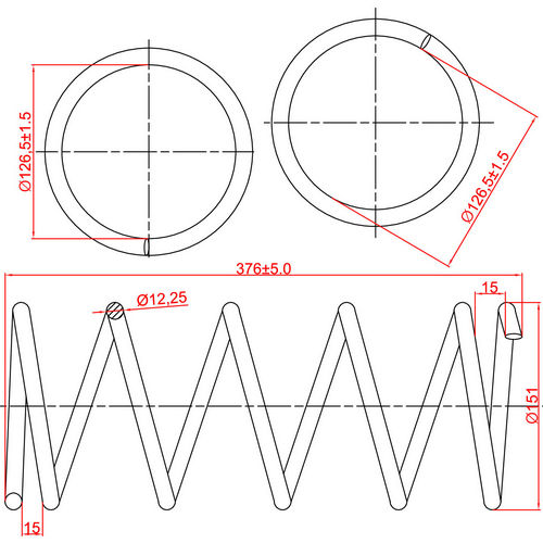 Z48069R — ZIKMAR — Suspension Spring, Front