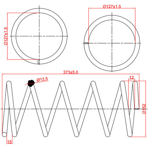 Z48071R — ZIKMAR — Suspension Spring, Front