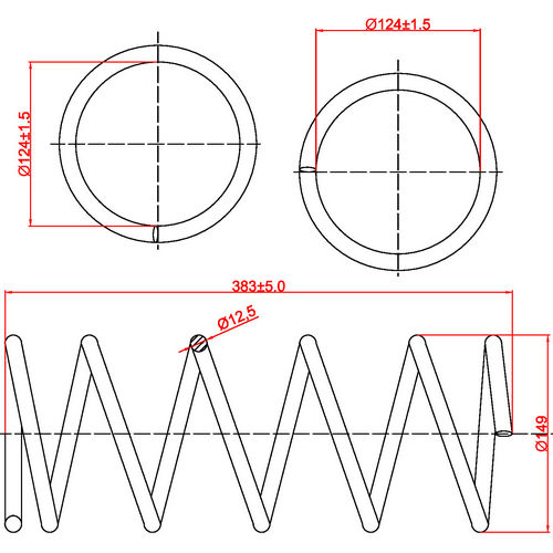 Z48073R — ZIKMAR — Suspension Spring, Front
