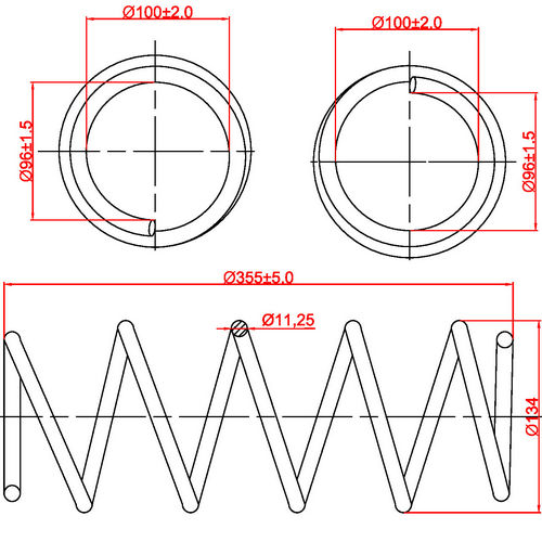 Z48077R — ZIKMAR — Suspension Spring, Front