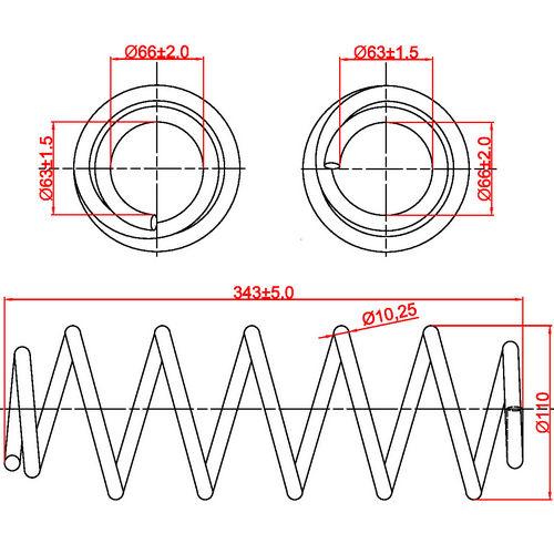 Z48081R — ZIKMAR — Suspension Spring, Rear