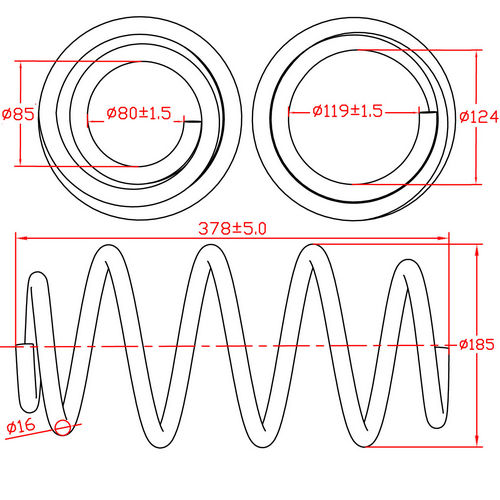 Z48087R — ZIKMAR — Suspension Spring, Front
