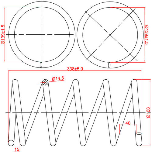 Z48088R — ZIKMAR — Suspension Spring, Front