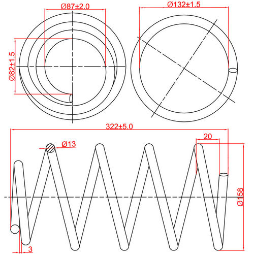 Z48091R — ZIKMAR — Suspension Spring, Front