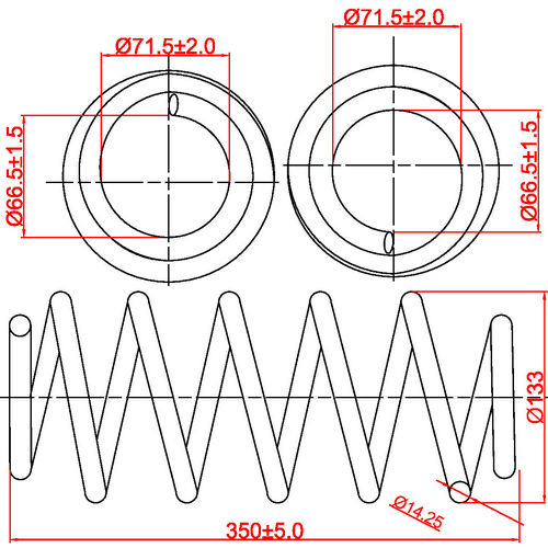 Z48096R — ZIKMAR — Suspension Spring, Front