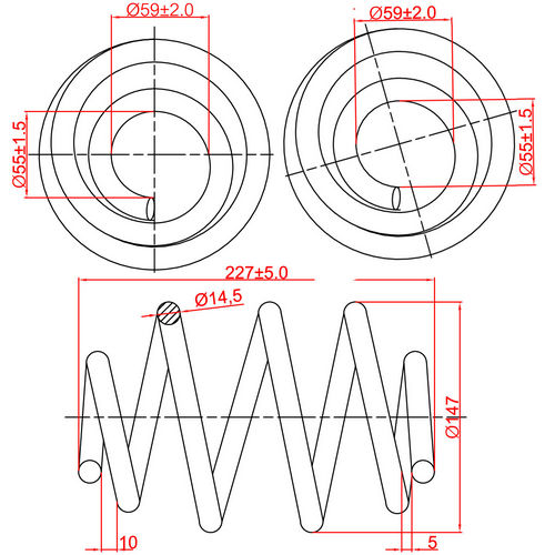 Z48109R — ZIKMAR — Suspension Spring, Rear
