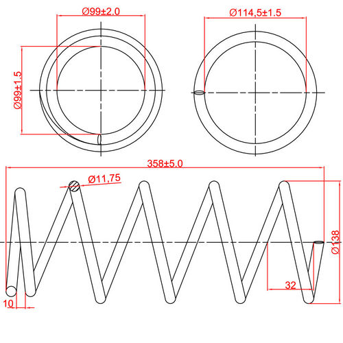 Z48113R — ZIKMAR — Suspension Spring, Front