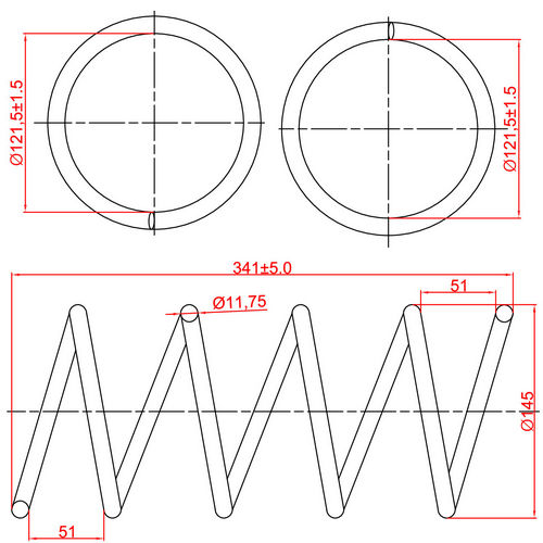 Z48123R — ZIKMAR — Suspension Spring, Front