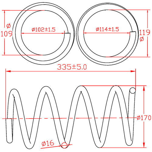Z48147R — ZIKMAR — Suspension Spring, Front