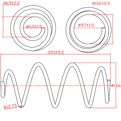 Z48171R — ZIKMAR — Suspension Spring, Front