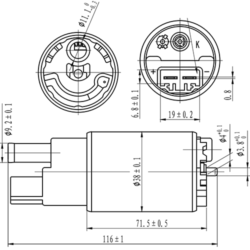 Z61098R — ZIKMAR — Fuel Pump