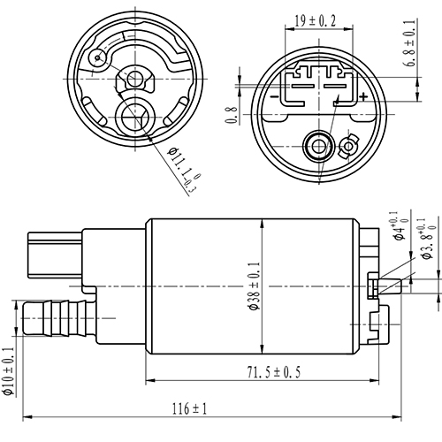 Z61184R — ZIKMAR — Fuel pump