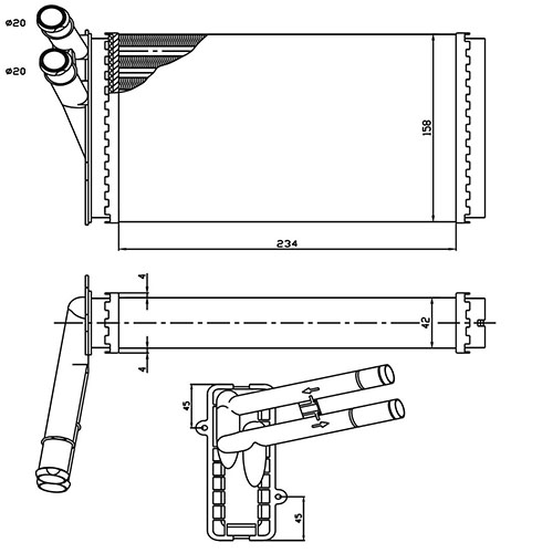 Z70560R — ZIKMAR — Heat Exchanger