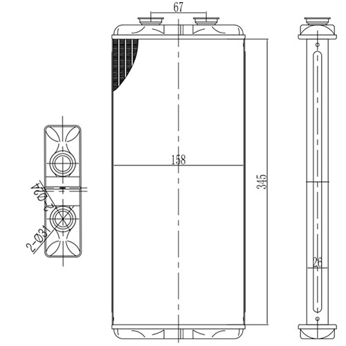 Z70778R — ZIKMAR — Heat Exchanger