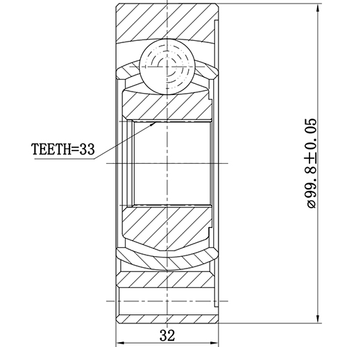 Z87078R — ZIKMAR — CV Joint Kit, Inner