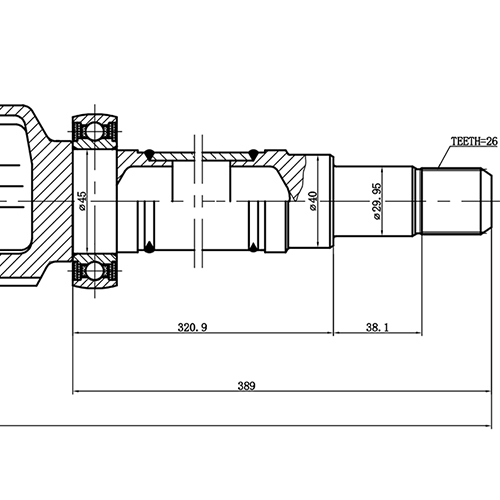 Z87878R — ZIKMAR — Drive Shaft