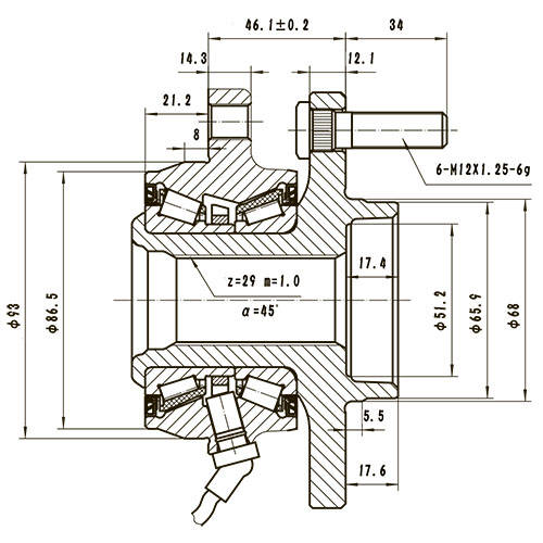 Z89123R — ZIKMAR — Wheel Hub
