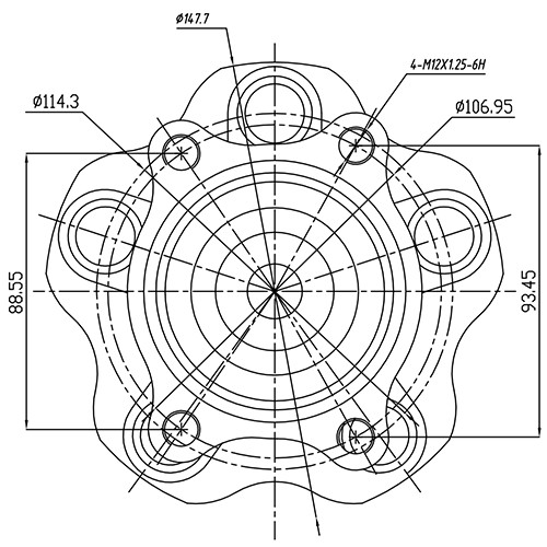 Z89162R — ZIKMAR — Wheel Hub