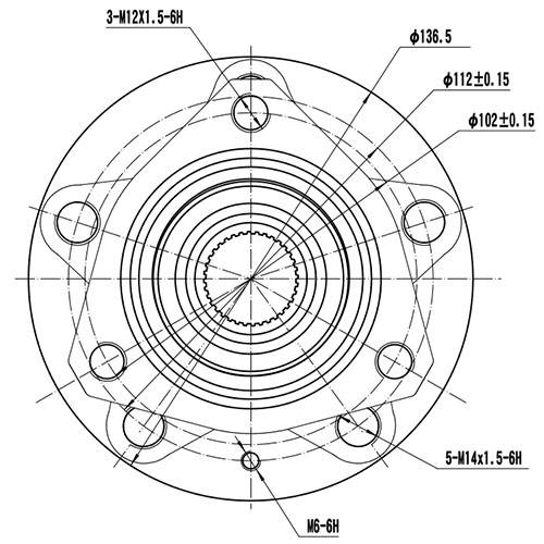 Z89171R — ZIKMAR — Wheel Hub